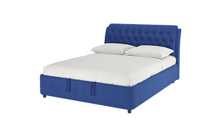 Кровать SIENA-2 Navy Blue